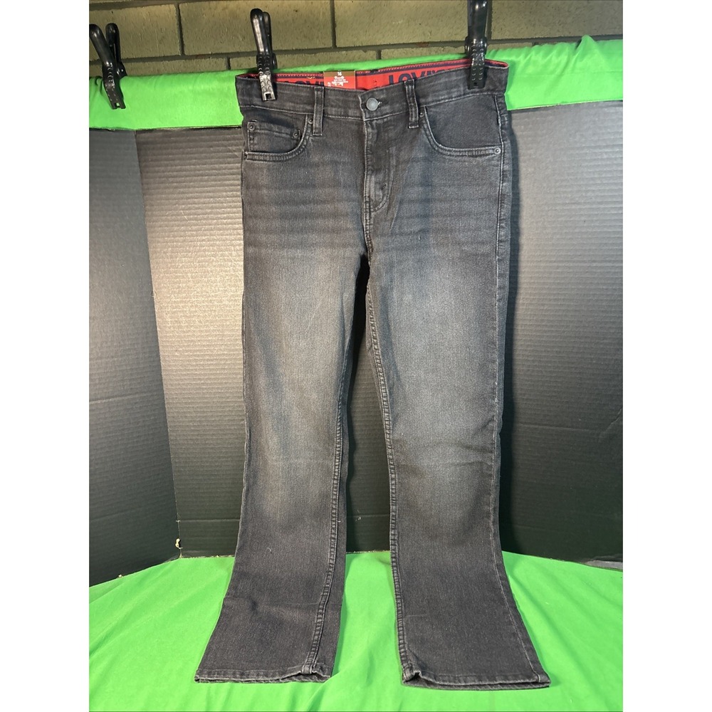 NWT Levi's Boys 511 Slim Fit Denim Jeans Size 16 Black
